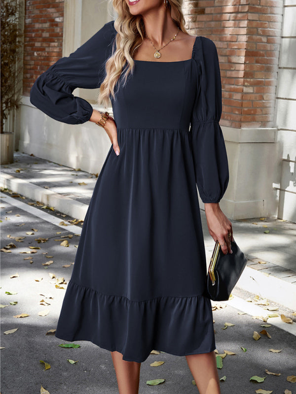 black square neck long sleeve dress Blue Zone Planet Black and Gold Quinceañera sleeveless linen dress US Size:18 W long sleeves