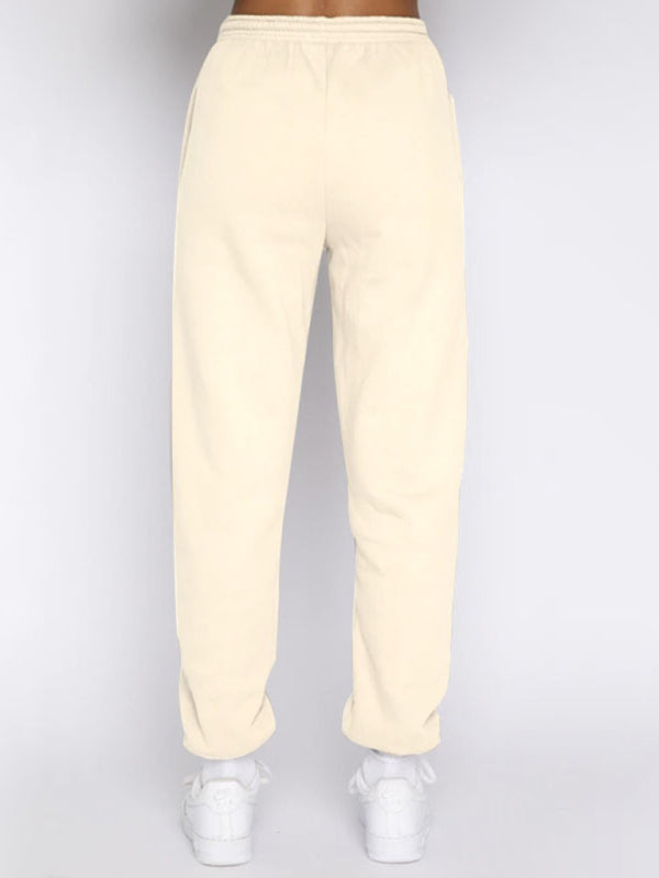Blue Zone Planet |  Women's new solid color stand-up collar zipper pullover long-sleeved sweatshirt and trousers suit kakaclo