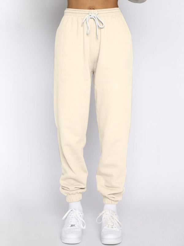 Blue Zone Planet |  Women's new solid color stand-up collar zipper pullover long-sleeved sweatshirt and trousers suit kakaclo