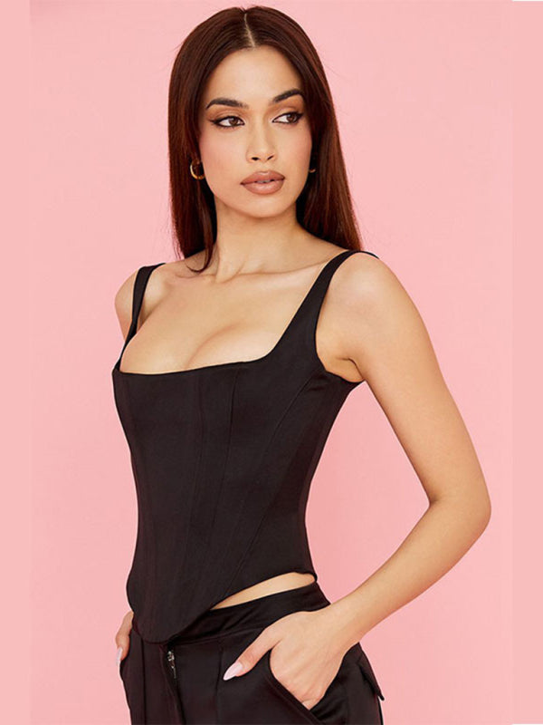 New women's camisole elastic tight vest top kakaclo