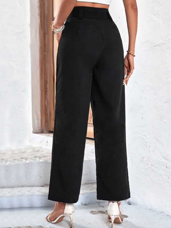 Blue Zone Planet |  style black cropped pants BLUE ZONE PLANET