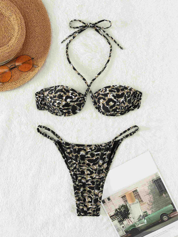 Blue Zone Planet |  split swimsuit bikini BLUE ZONE PLANET