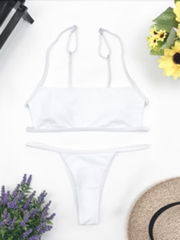 backless swimsuit thong swimsuit BLUE ZONE PLANET