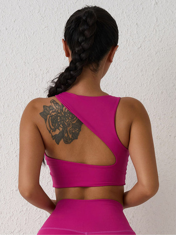 New beautiful back sports bra shock-proof yoga running high-intensity sports vest BLUE ZONE PLANET