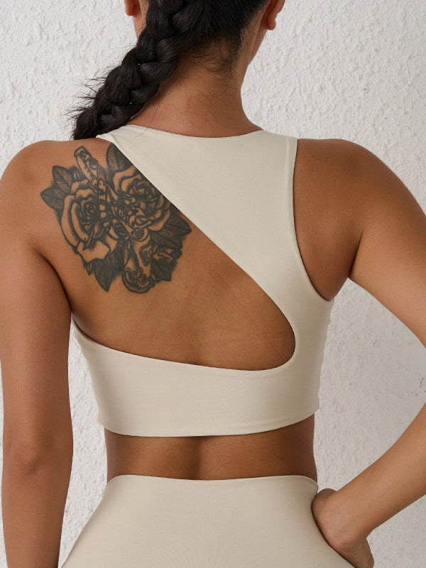 New beautiful back sports bra shock-proof yoga running high-intensity sports vest BLUE ZONE PLANET