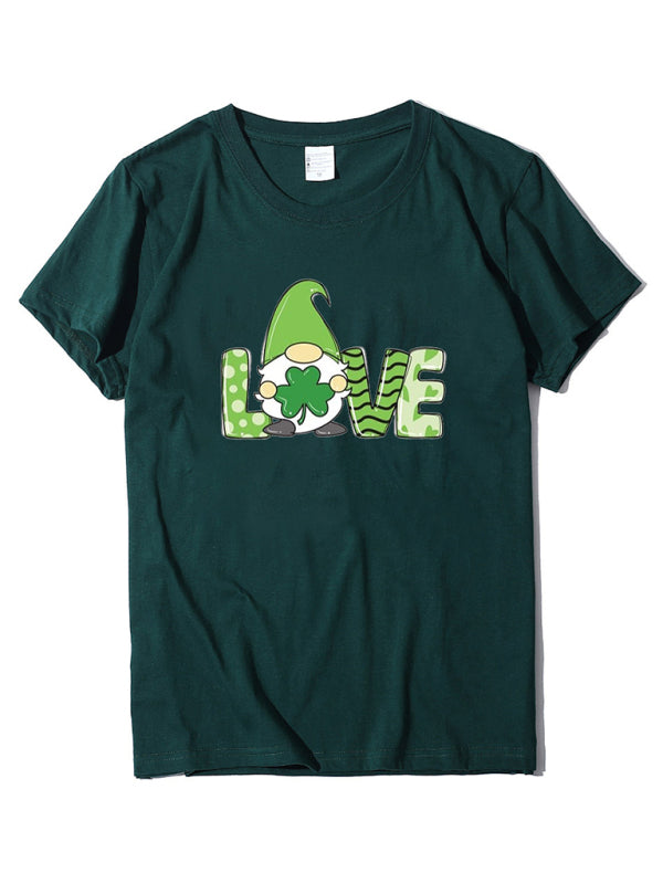 Blue Zone Planet |  St. Patrick's Day Shamrock Short Sleeve T-Shirt BLUE ZONE PLANET