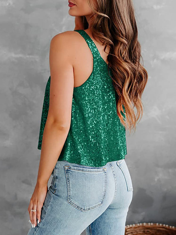 sleeveless camisole loose vest BLUE ZONE PLANET