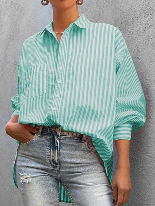 simple shirt long sleeve striped shirt kakaclo