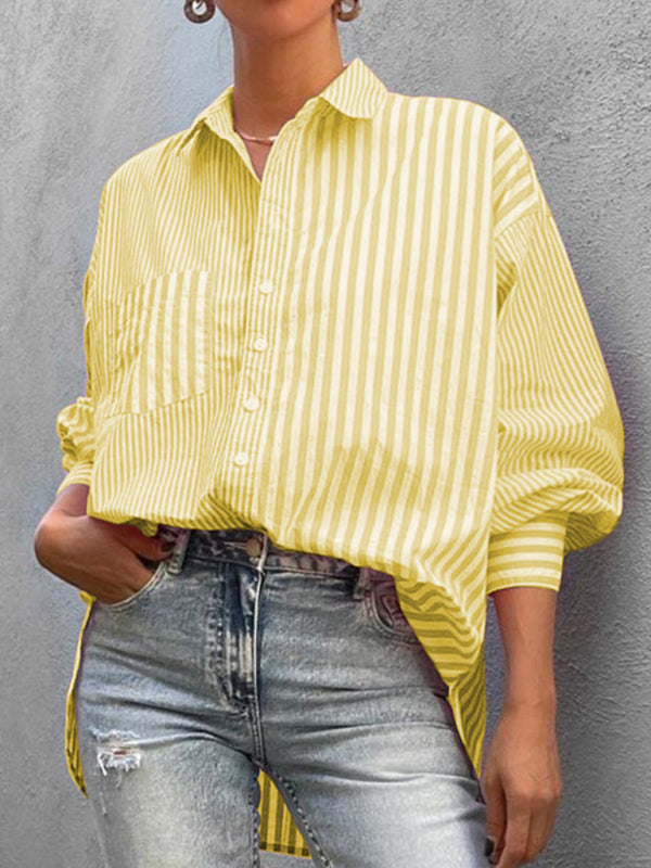 simple shirt long sleeve striped shirt kakaclo