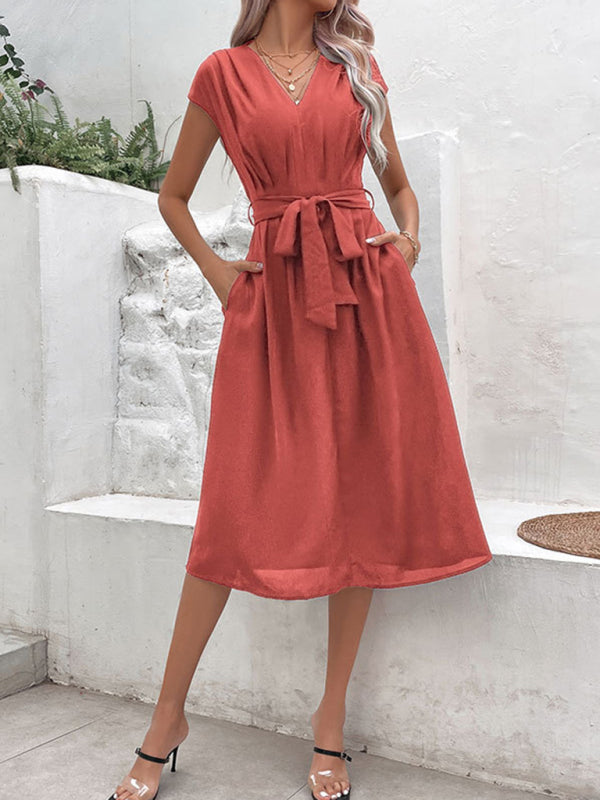 style strappy v-neck black dress BLUE ZONE PLANET