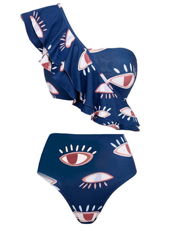 Blue Zone Planet |  Ava's Ruffled Eye One-Piece Swimsuit BLUE ZONE PLANET